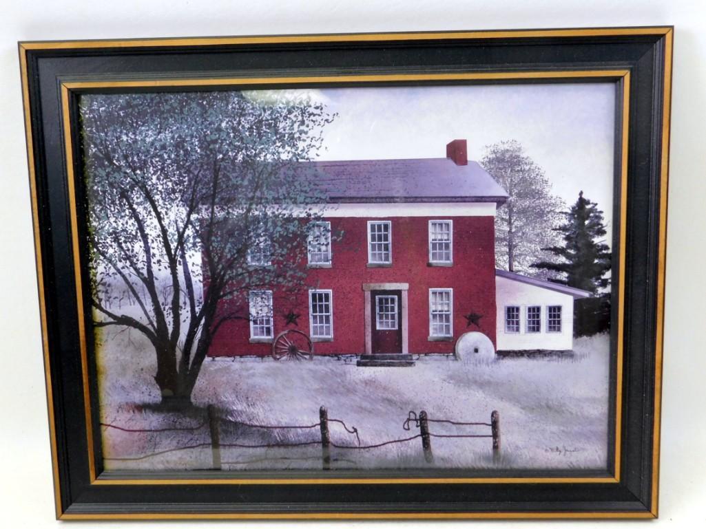 Framed Billy Jacobs Winter Scene Print (1 of 4)