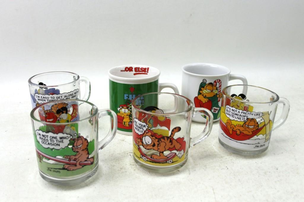 Lot of Garfield Mugs incl McDonalds (1 of 3)