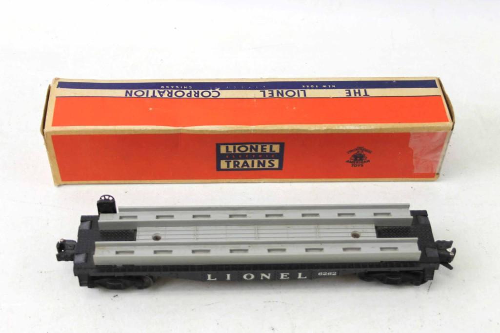 Lionel 6262 Wheel Car with Original Box: Lionel 6262 Wheel Car with Original Box Condition: Includes only what is shown, no cargo
