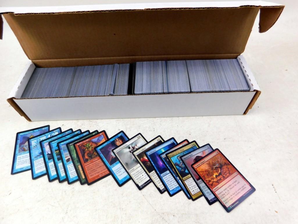 Lot of Roughly 1000 Magic The Gathering Cards: Lot of Roughly 1000 Magic The Gathering Cards. The First Pictures show the cards the consignor wanted to show were included. The last picture is a random sampling and more indicative of what's inc