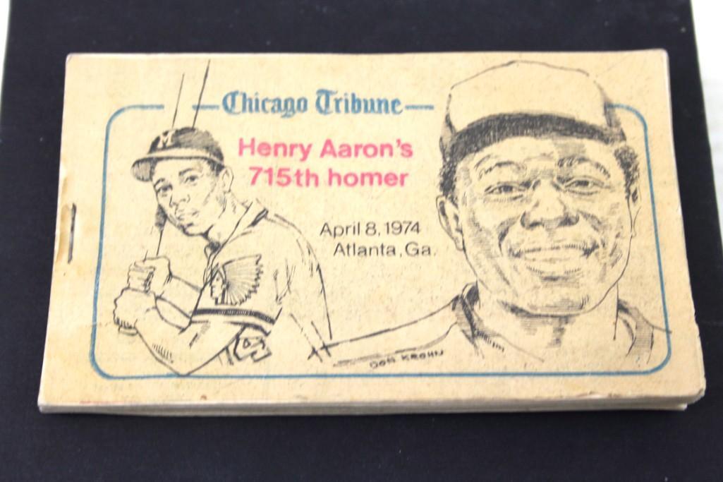 Chicago Tribune Hank Aaron 715th Homer Flipbook (1 of 3)
