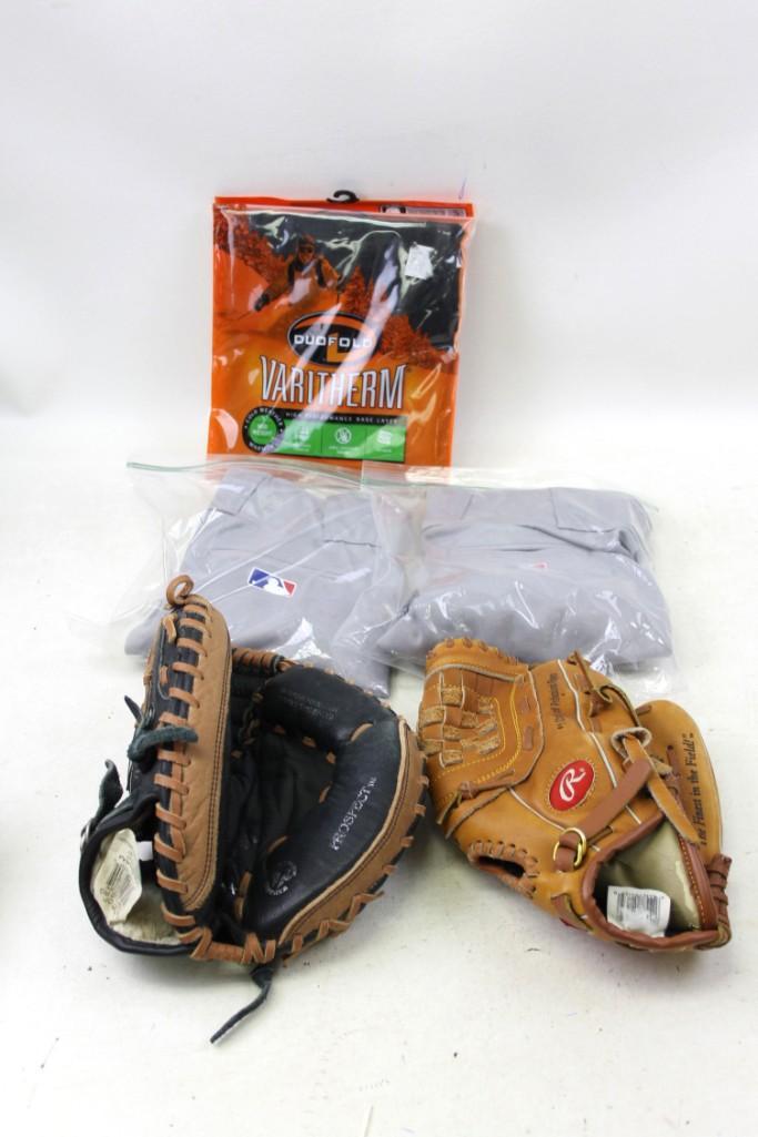 2 Baseball Gloves , Varitherm Base Layer Underwear (1 of 6)
