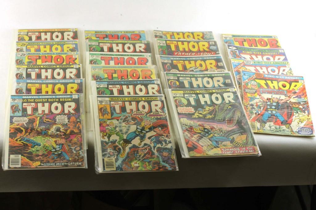 Lot of Over 30 Thor Comic Books (1 of 2)