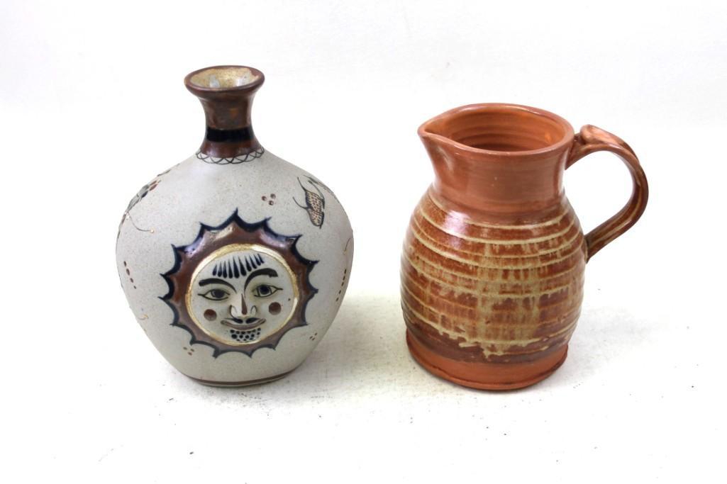 Lot of Handmade Art Pottery , Signed (1 of 6)