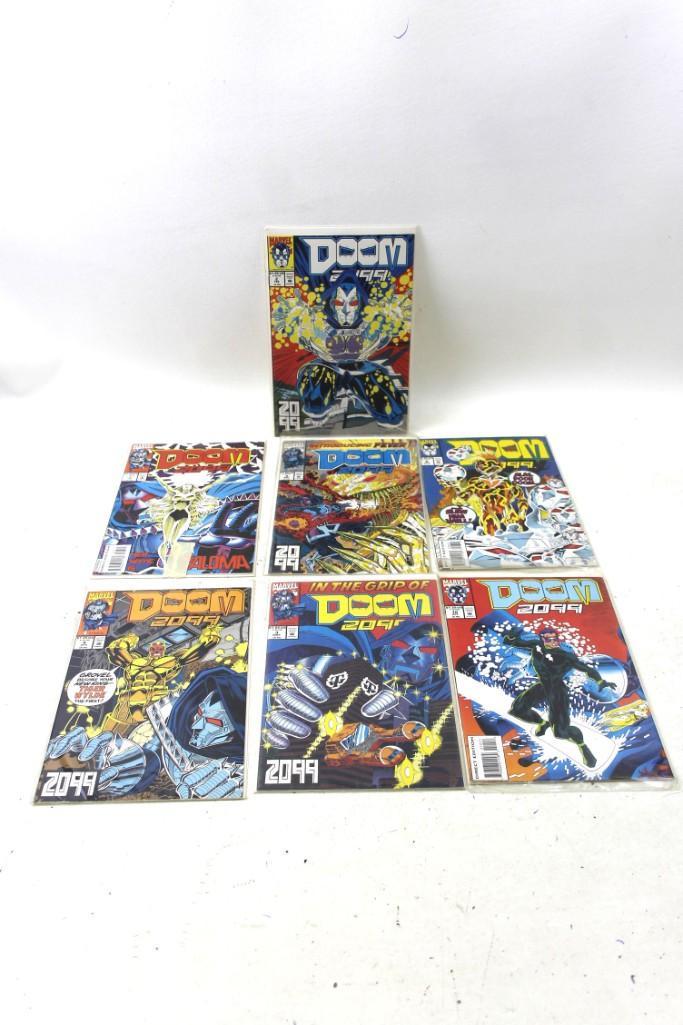 Lot of 7 Marvel Doom 2099 Comic Books (1 of 5)