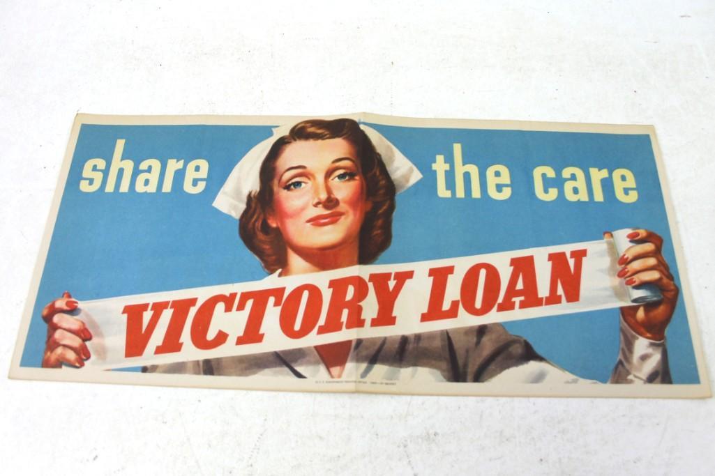 Share The Care Victory Loan WWII Poster (1 of 2)