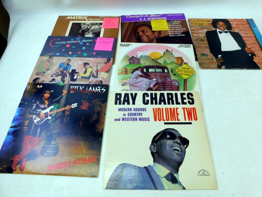 Lot of Vinyl LP Records including Rick James, Ray (1 of 5)