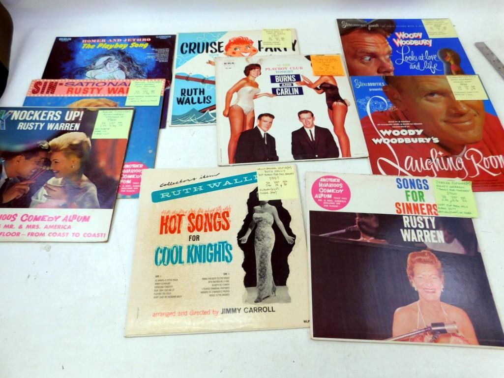 Lot of Vinyl LP Comedy Records including Woody (1 of 5)