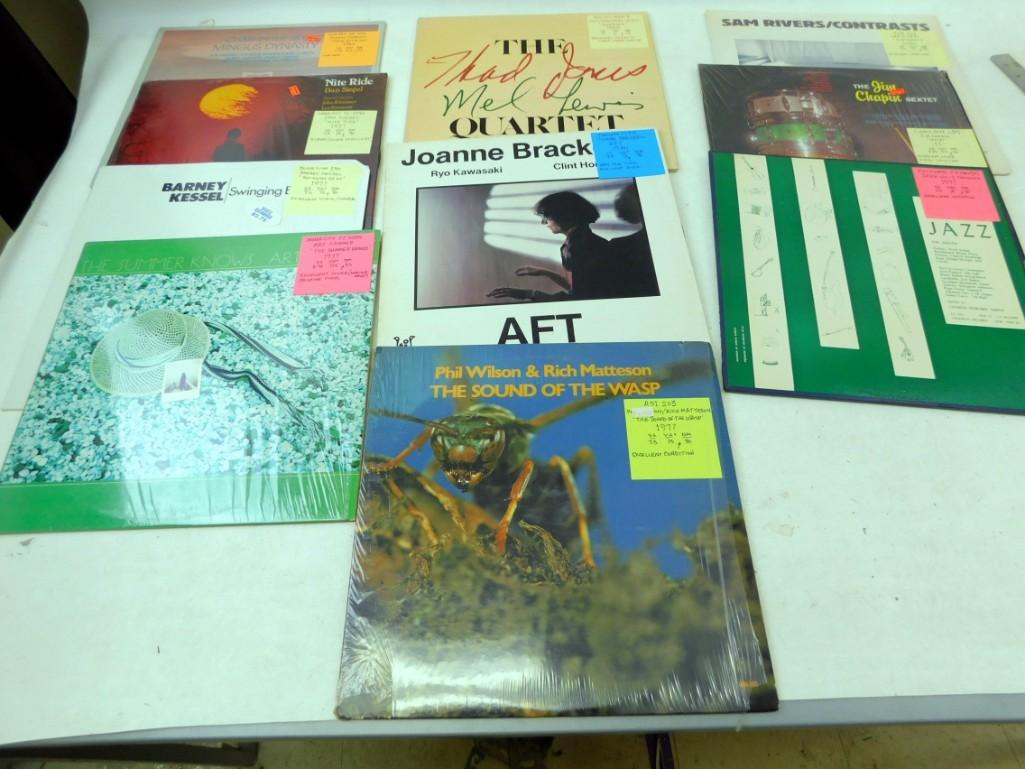 Lot of Mostly Vinyl LP Jazz Records including Sam (1 of 5)