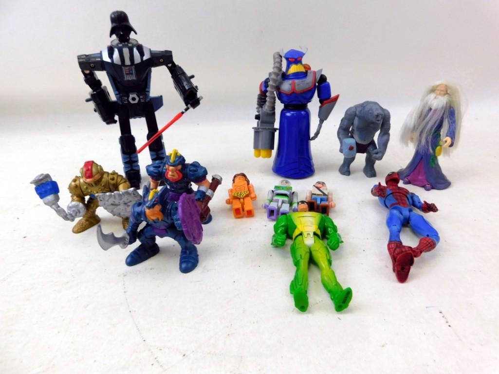 Assorted Figurines including Fisher Price, Batman, (1 of 6)