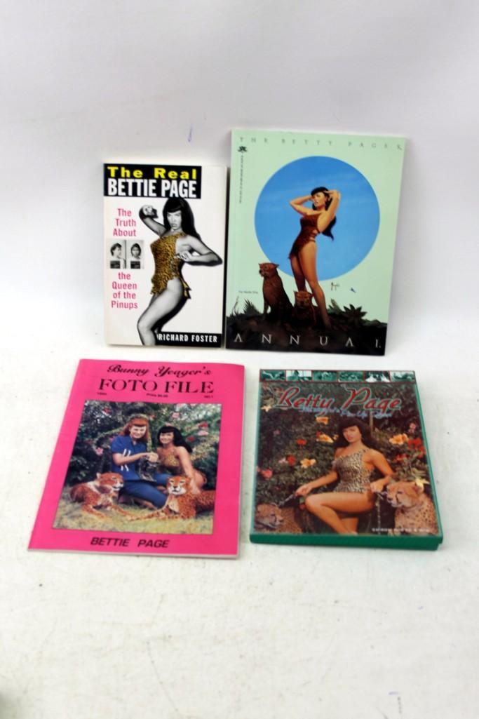 Lot of 3 Bettie Page Books. The Real Bettie Page (1 of 8)