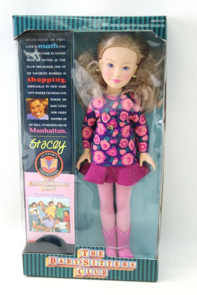 Vintage 1993 Kenner Baby Sitters Club 18" Stacey Doll: Vintage 1993 Kenner Baby Sitters Club 18" Stacey Doll New in Box