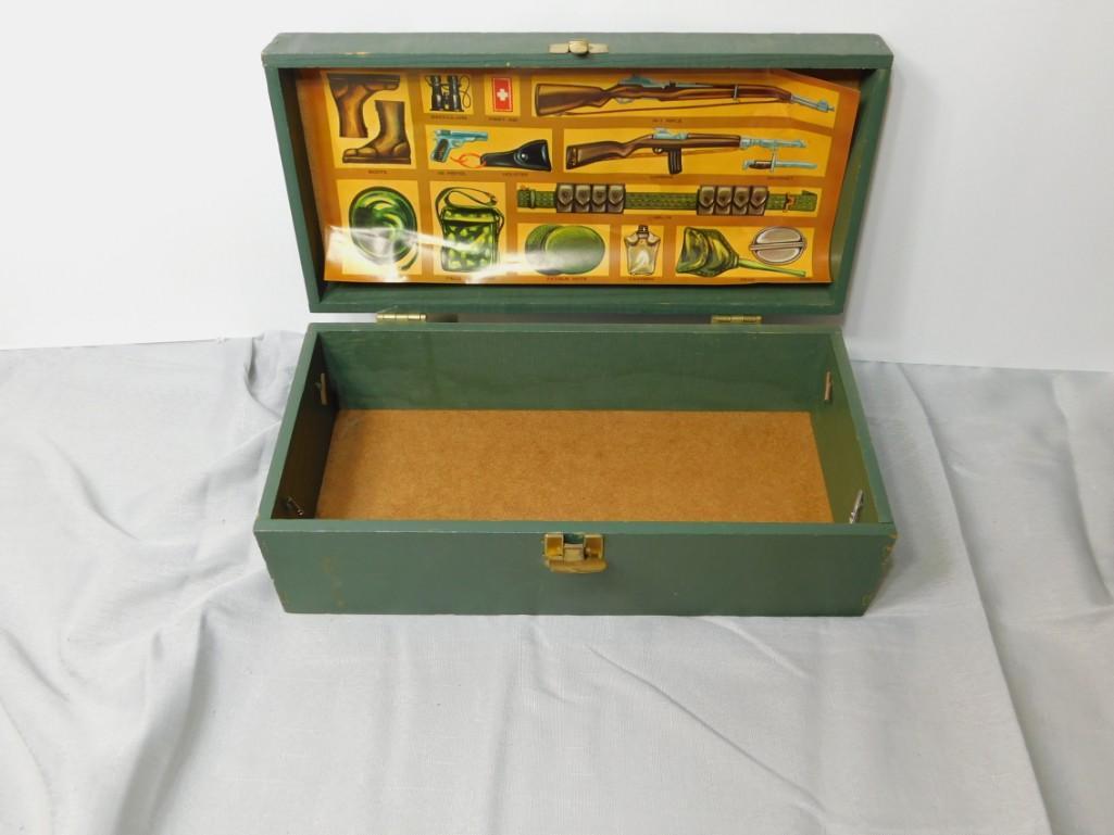 GI Joe Equipment Case / foot locker , Empty (1 of 2)