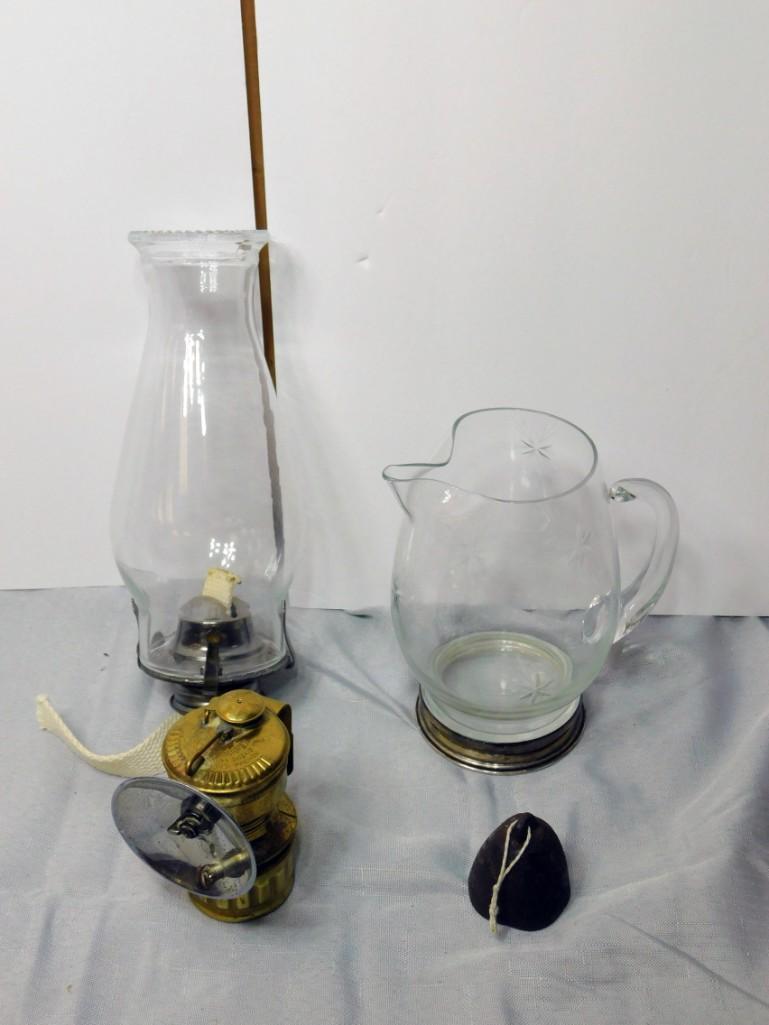 Wallace Pitcher with Sterling Silver Base , Brass (1 of 4)