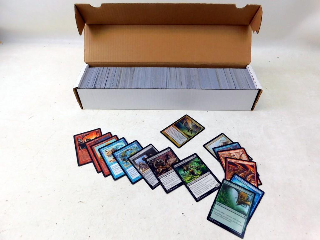 Lot of Roughly 1000 Magic The Gathering Cards: Lot of Roughly 1000 Magic The Gathering Cards. The First Pictures show the cards the consignor wanted to show were included. The last picture is a random sampling and more indicative of what's inc