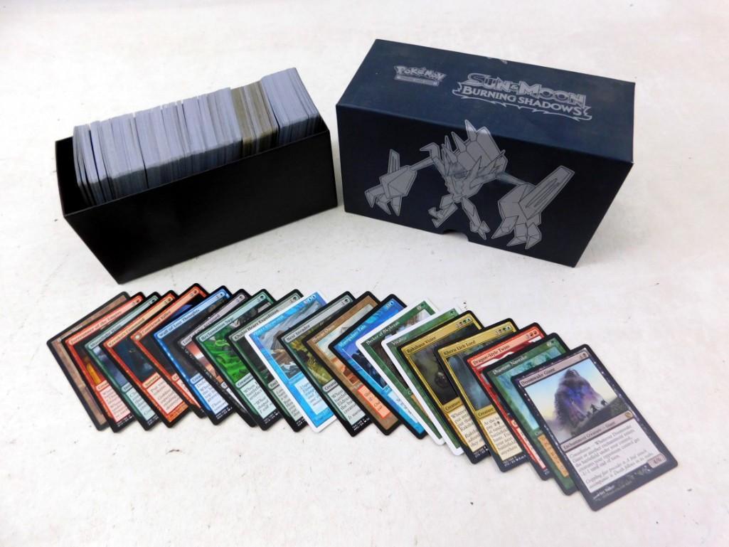 Lot of Roughly 500 Magic The Gathering Cards: Lot of Roughly 500 Magic The Gathering Cards. The First Pictures show the cards the consignor wanted to show were included. The last picture is a random sampling and more indicative of what's incl