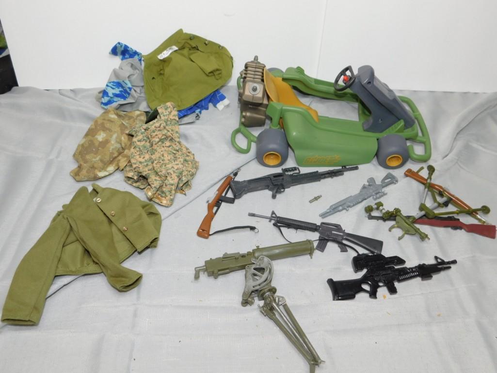 GI Joe Vehicle , Guns, and Clothing (1 of 4)