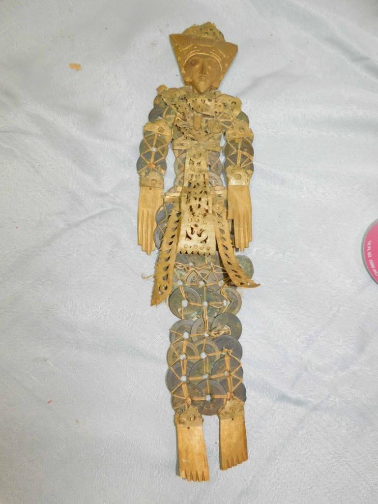 Antique Rice Goddess Made from Old Coins (1 of 2)