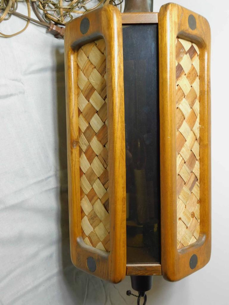 Vintage Hanging Light Fixture (1 of 3)