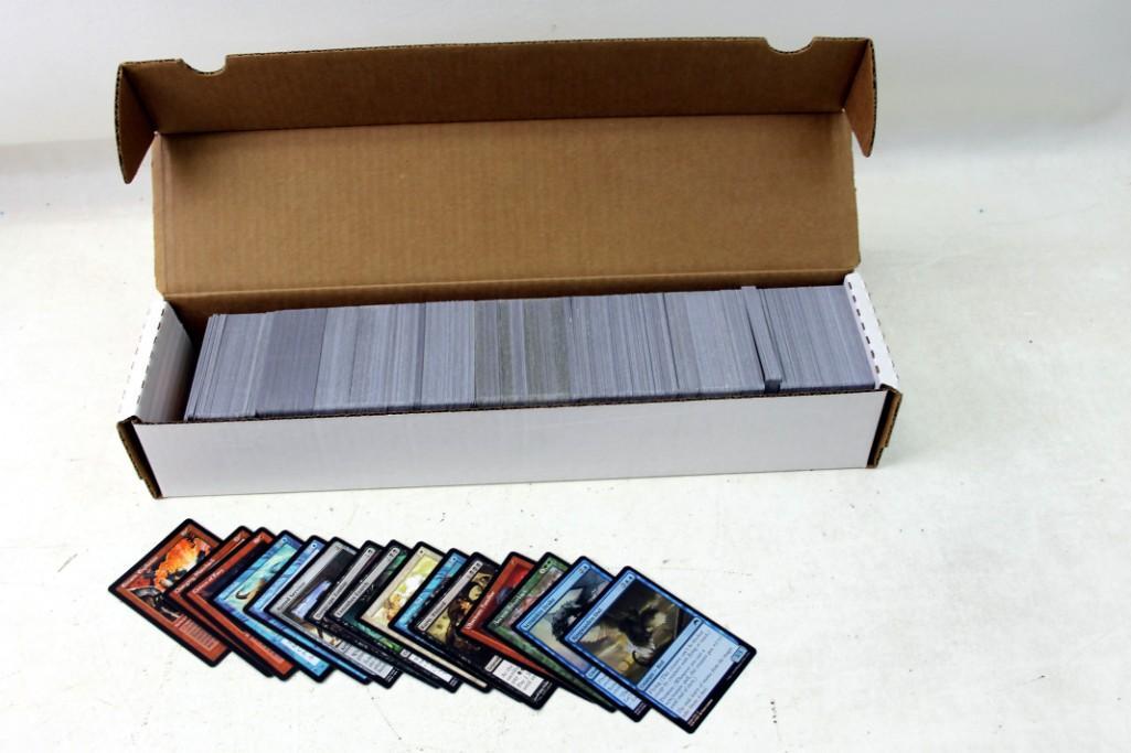 Lot of Roughly 1000 Magic The Gathering Cards: Lot of Roughly 1000 Magic The Gathering Cards. The First Pictures show the cards the consignor wanted to show were included. The last picture is a random sampling and more indicative of what's inc