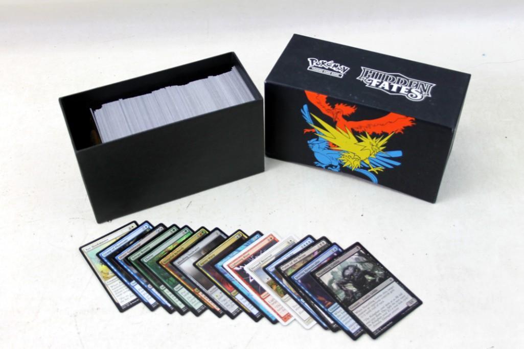 Lot of Roughly 500 Magic The Gathering Cards: Lot of Roughly 500 Magic The Gathering Cards. The First Pictures show the cards the consignor wanted to show were included. The last picture is a random sampling and more indicative of what's incl