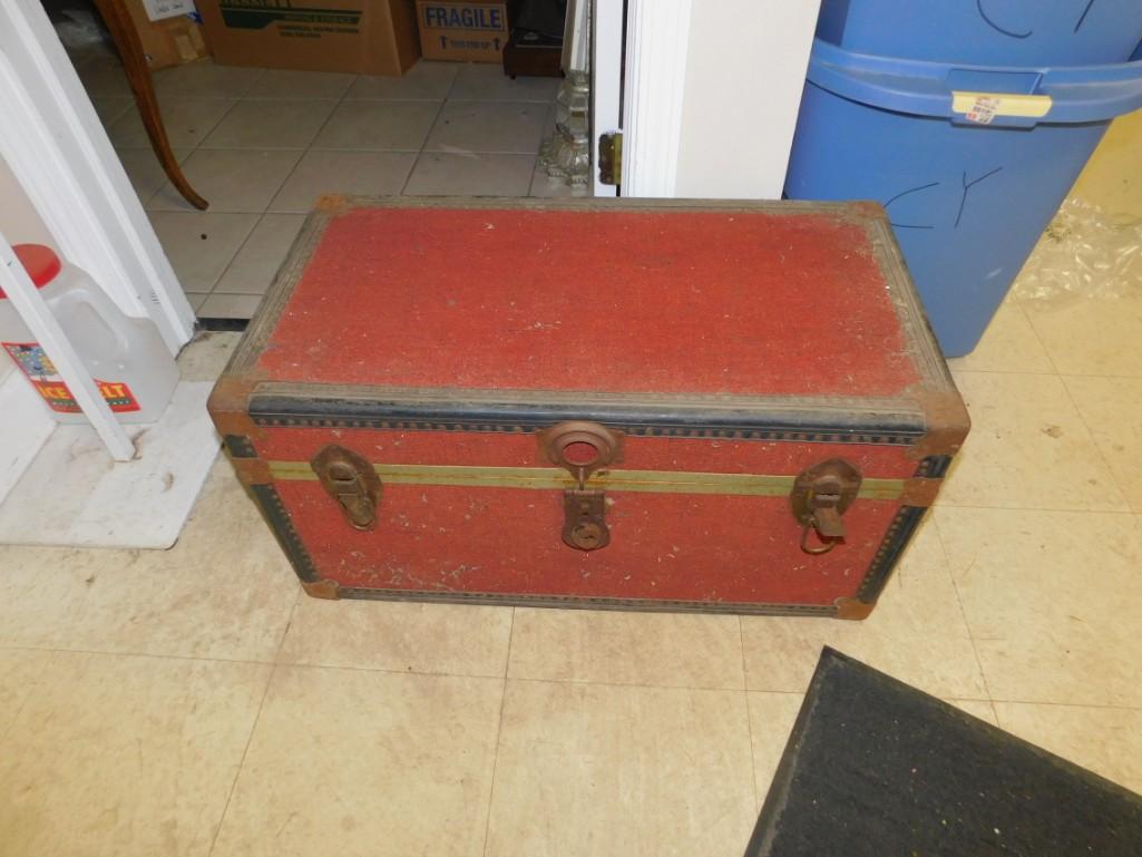 Old Crate: Old Crate. Dimensions are roughly 30" long by 15" high by 16" deep
