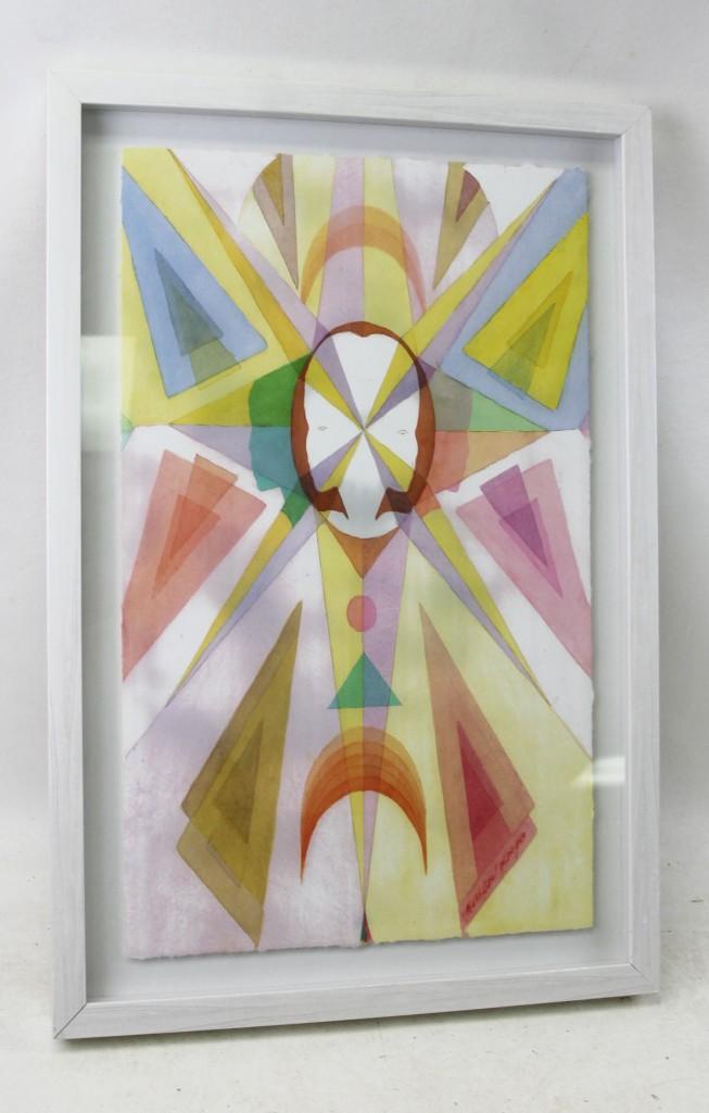 Original Silkscreen Abstract Composition Signed in the (1 of 3)