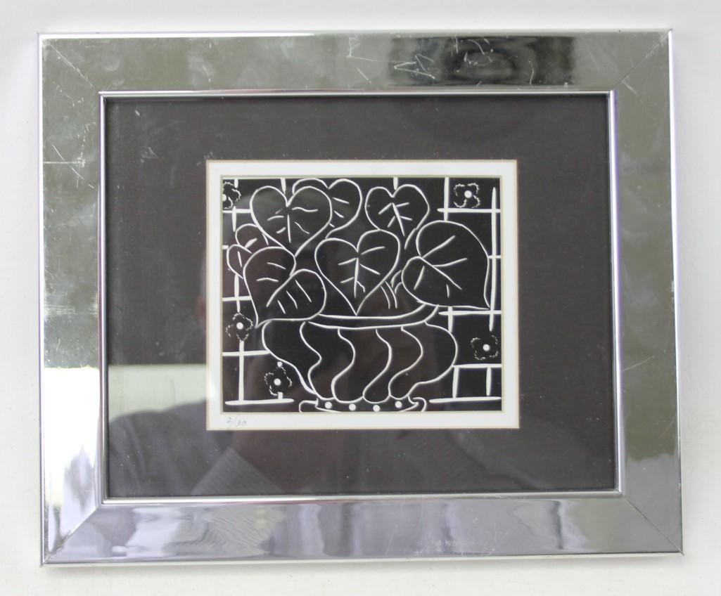 H Matisse "Pot de Begonie" Linocut or Silkscreen (1 of 3)