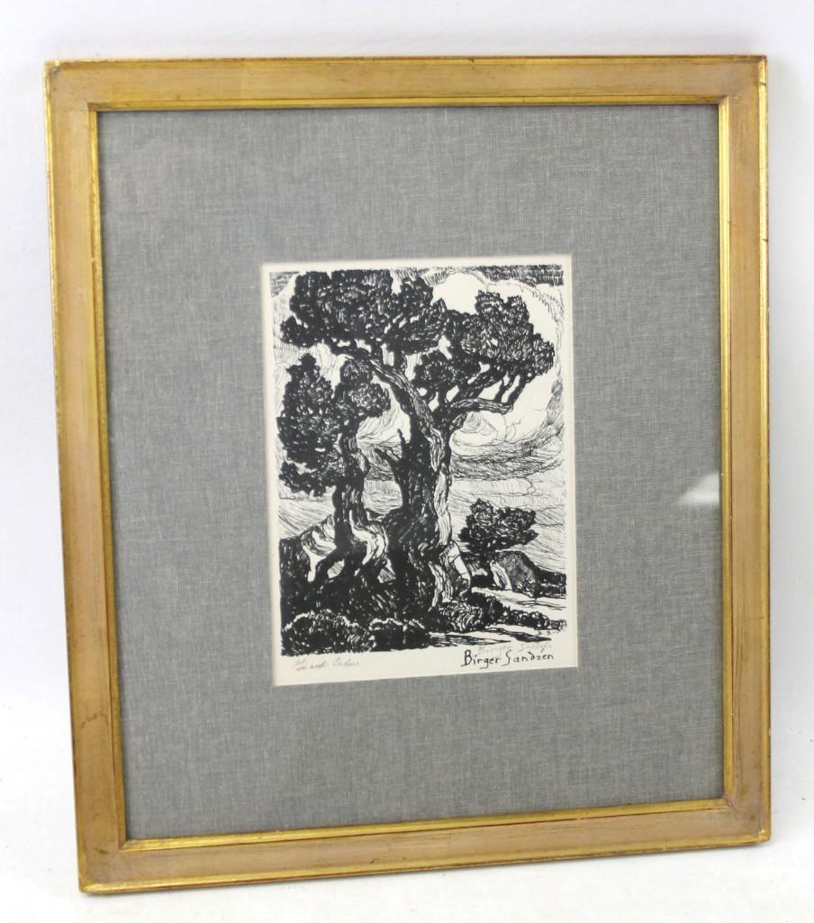 Lithograph " Grant Cadars " Attributed to Birger (1 of 4)