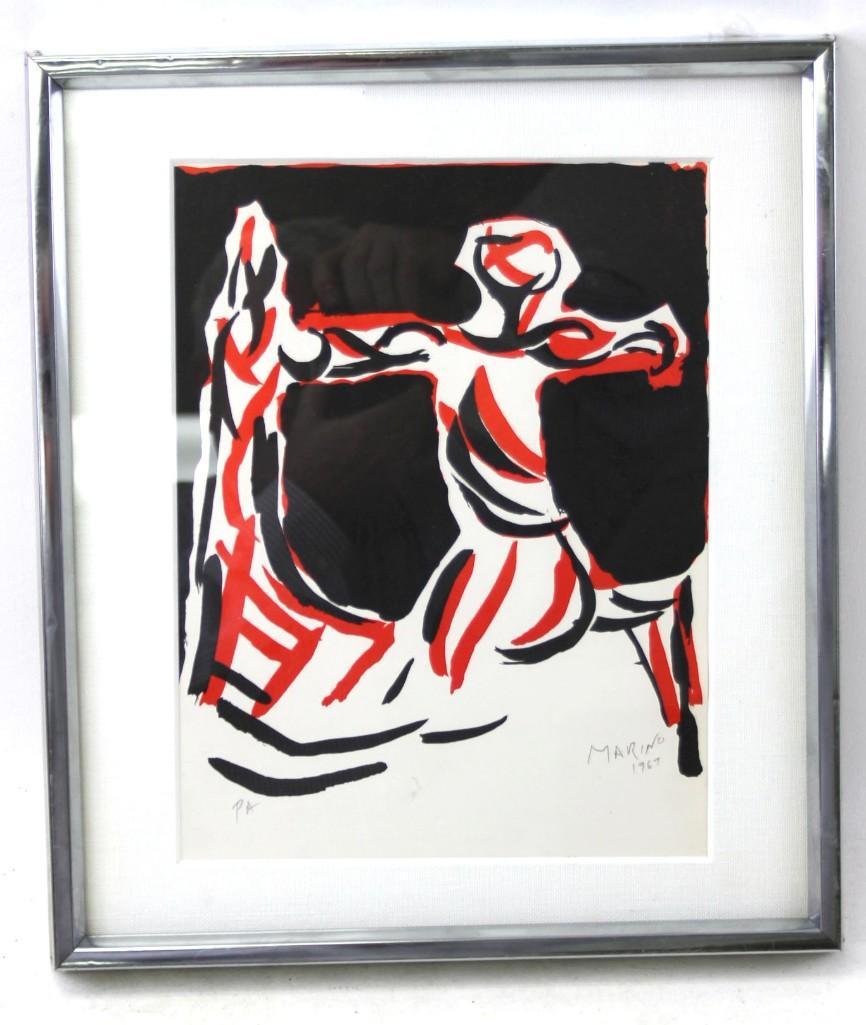 Artist Proof Lithograph Signed Marino Marini (1 of 4)