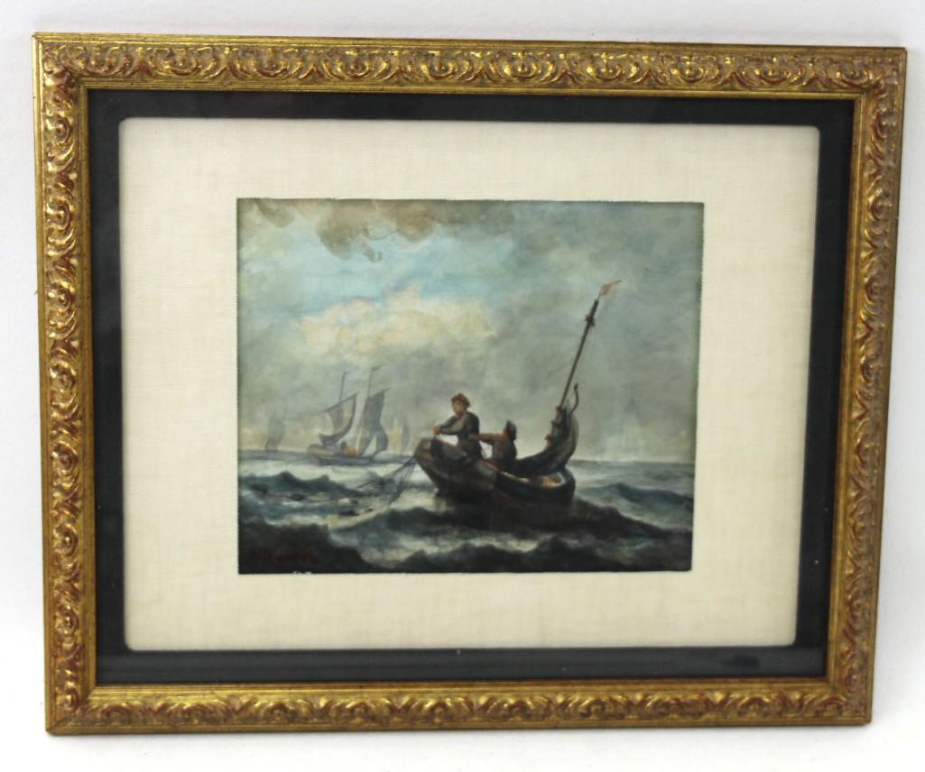 Attributed to Colin Hunter (1841-1904) Signed (C. (1 of 3)