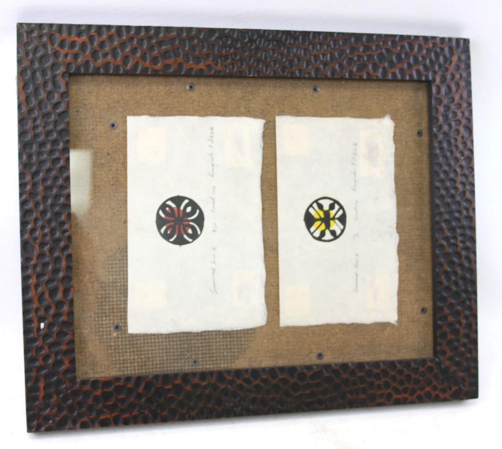 In the Style of Kenojuak Ashevak , Inuit Artist ": In the Style of Kenojuak Ashevak , Inuit Artist " Listed " Silk Screen Signed in Pencil . One is 3/50 and the other is 25/50