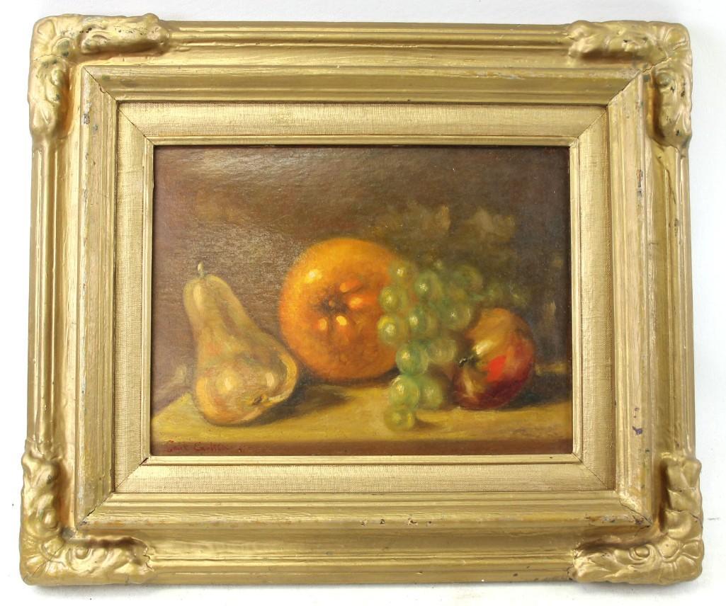 In the Style of Emil Carlsen (1853-1932) "Listed" Oil: In the Style of Emil Carlsen (1853-1932) "Listed" Oil on Board "Still Life " Signed in the lower left . Measures about 15.5"x19"
