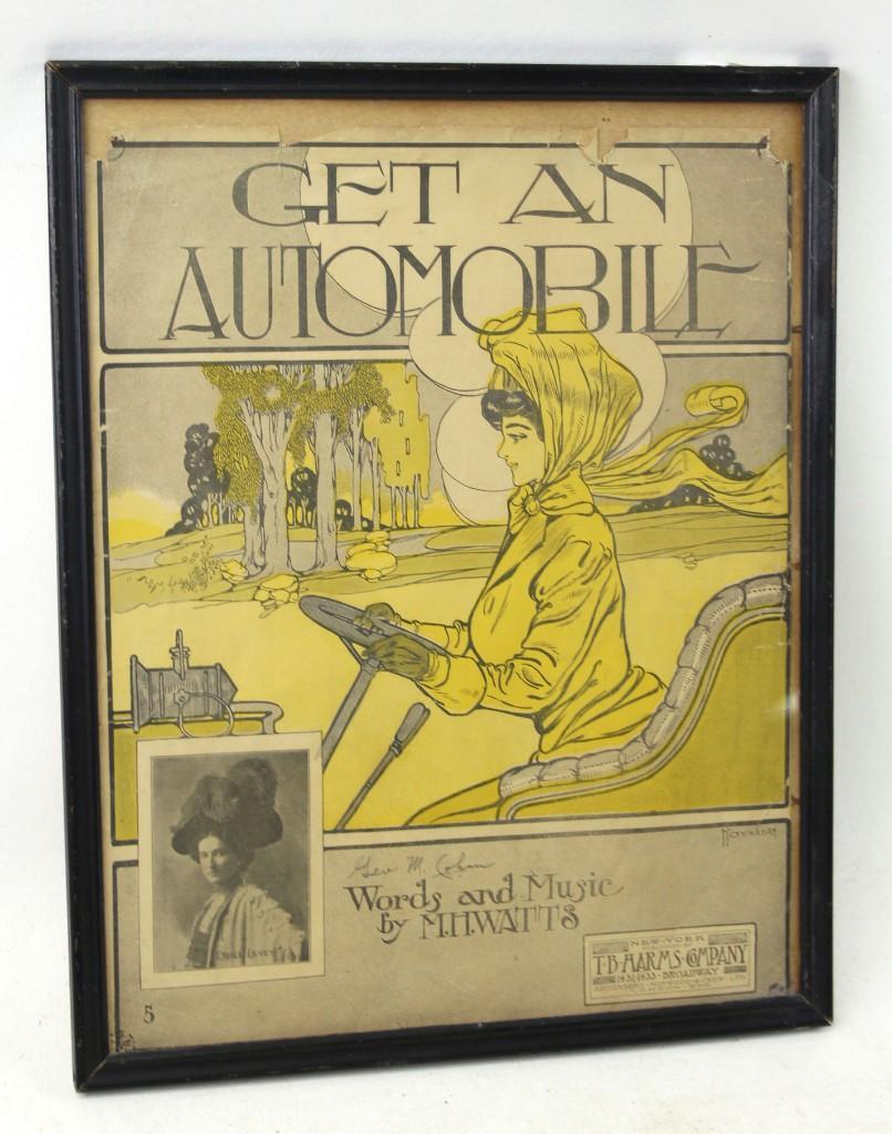 Lithograph " Words and Music " (1 of 3)