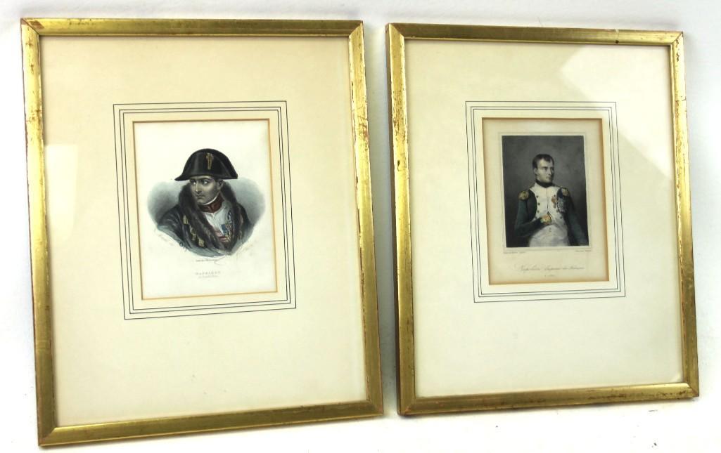2 Napoleon ( Early 1800s ) Steel Engravings in Aquatint (1 of 2)