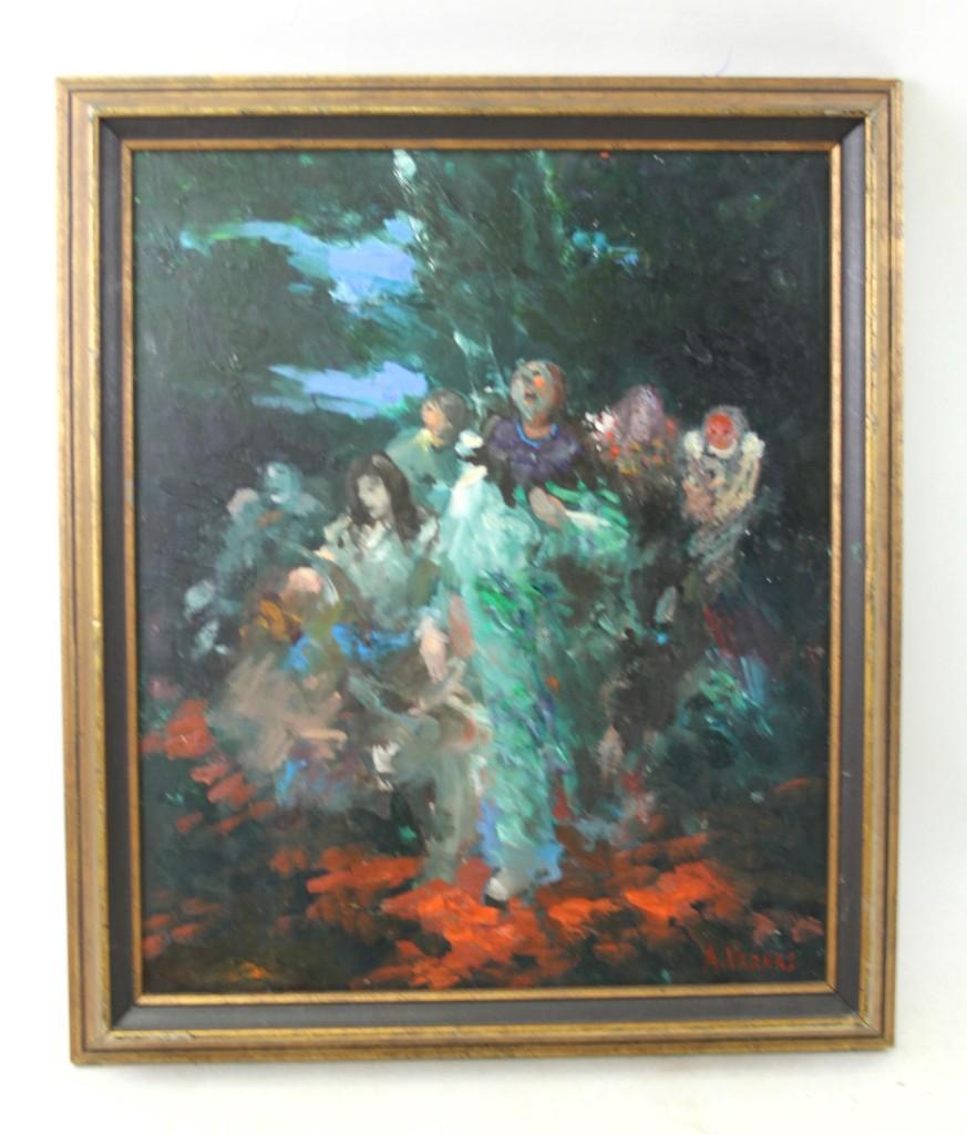 Attributed to Adomas Varnas (1879-1979) , Oil on Canvas (1 of 3)