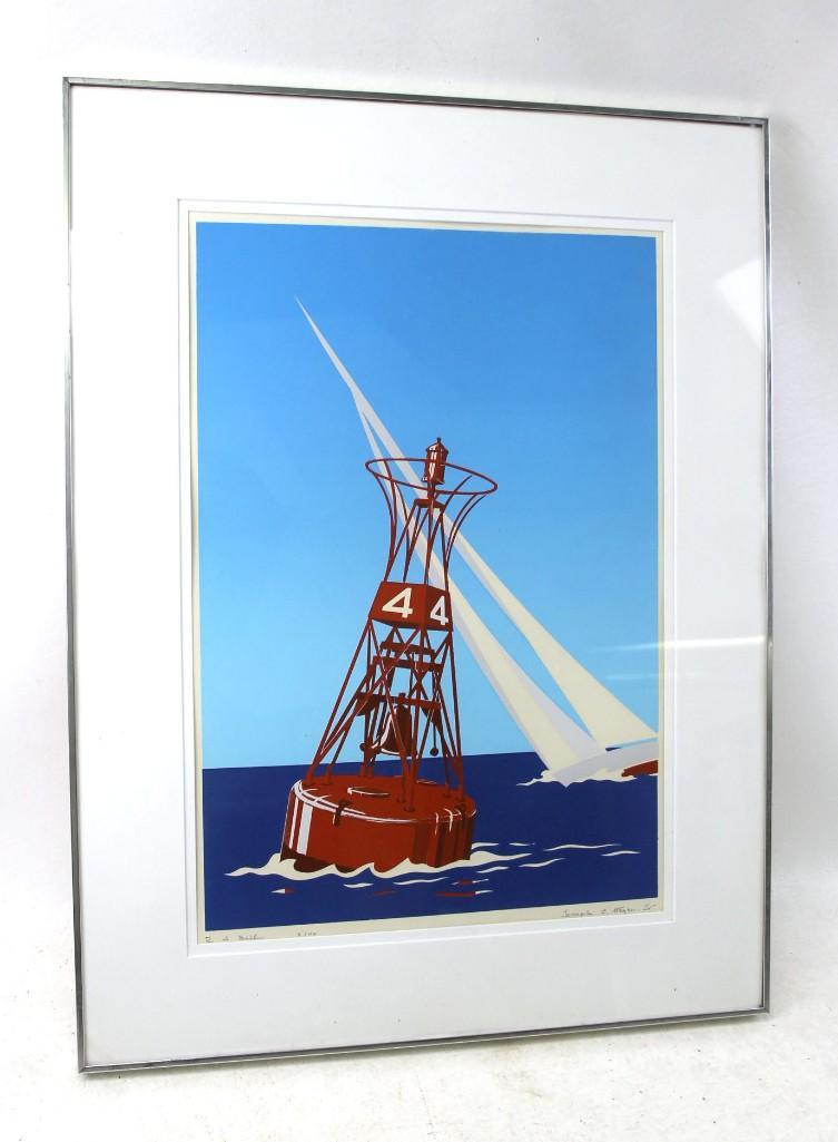 Joseph C. Hazen Jr Pencil Signed Serigraph "R4 Bell" (1 of 5)