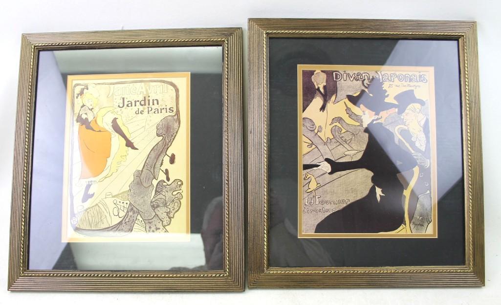 2 Toulouse Lautrec Prints , "Listed French Artist" (1 of 4)