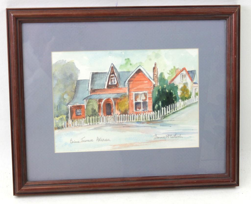 Denise McCulloch Original Watercolor, Pencil Signed (1 of 4)