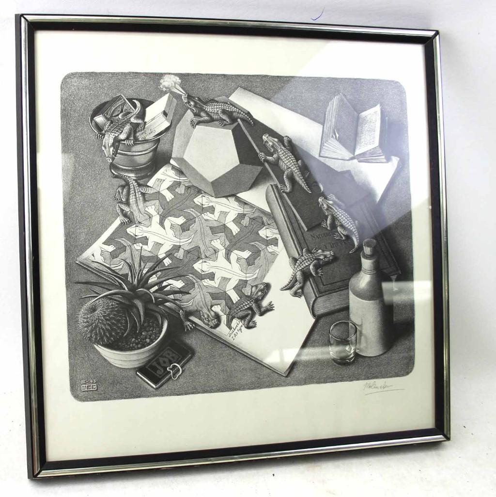 Attributed to MC Escher (1898-1972) , Vintage Print , (1 of 4)