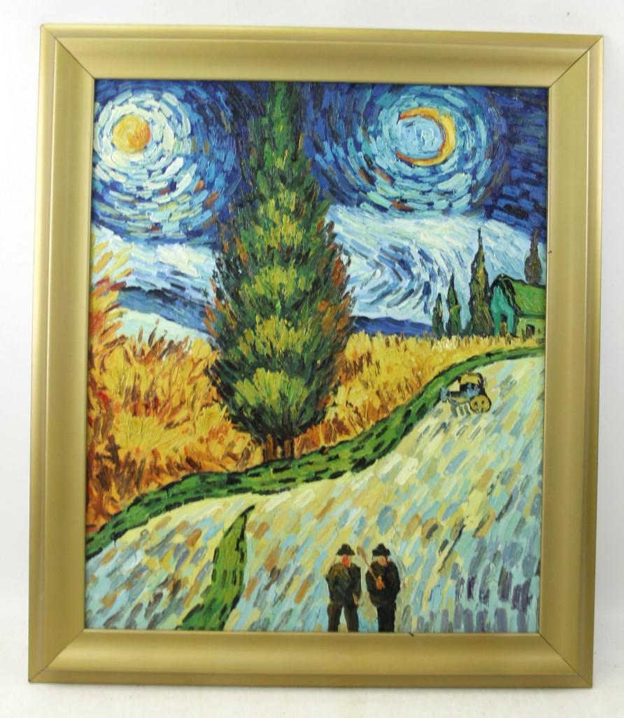Van Gogh "Museum Reproduction" Oil on Canvas (1 of 4)