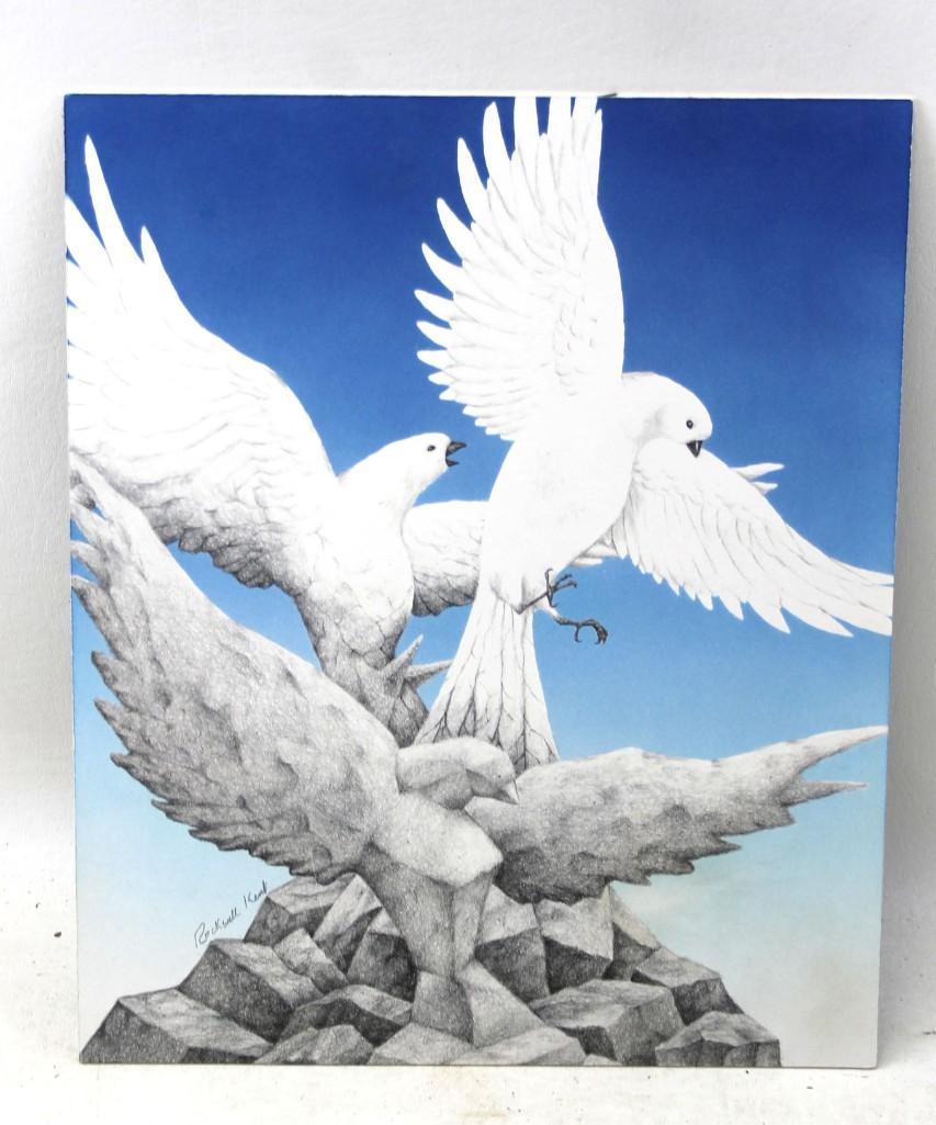 In the Style of Rockwell Kent (1882-1971) Rare Original (1 of 3)