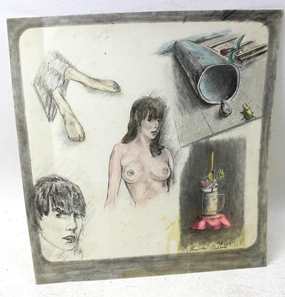 In the Style of Aaron Bohrod (1907_1992) "Listed WI (1 of 2)