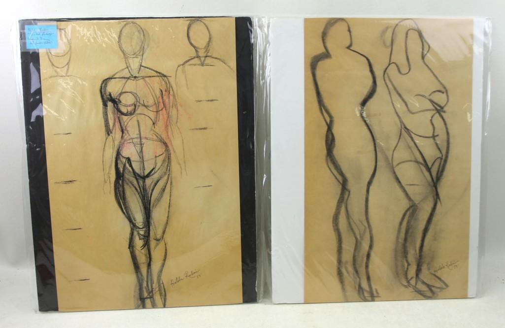 Set of 4 Hilda Rubin "Listed Chicago Artist" Mid (1 of 7)