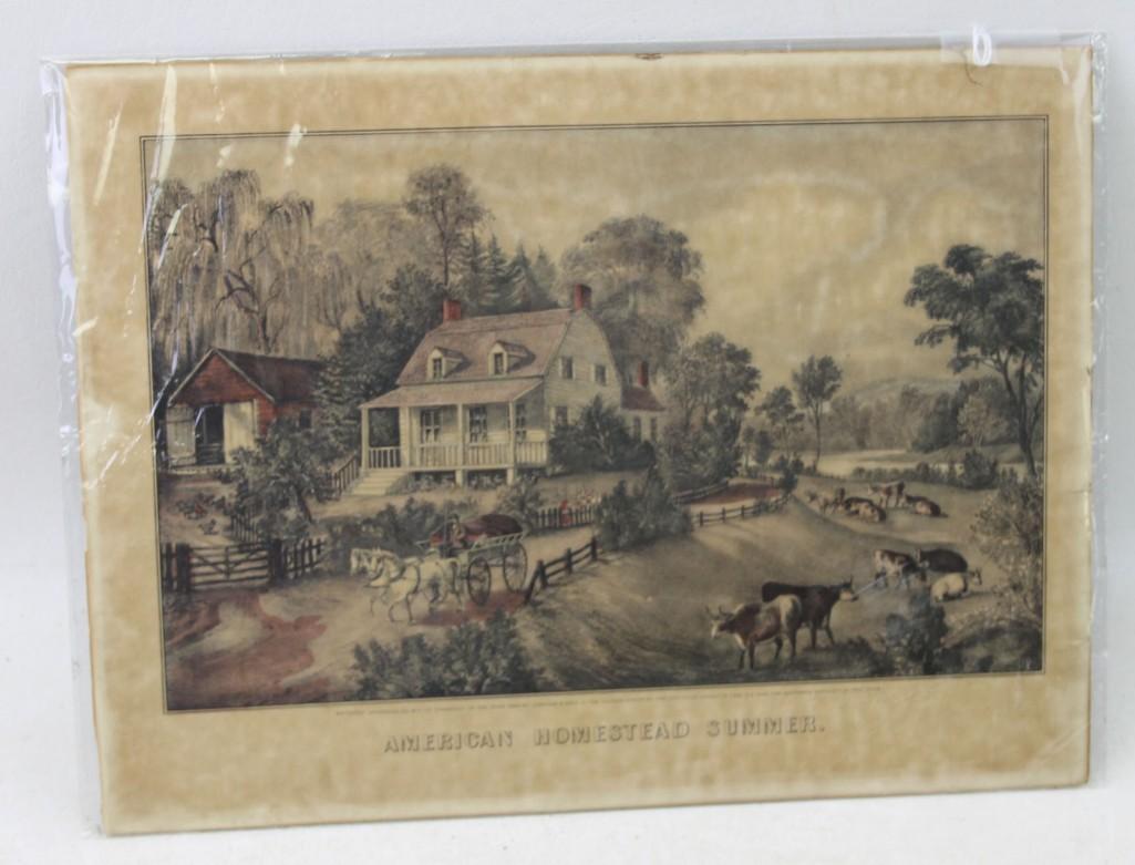 Currier and Ives American Homestead "Summer" Small (1 of 3)