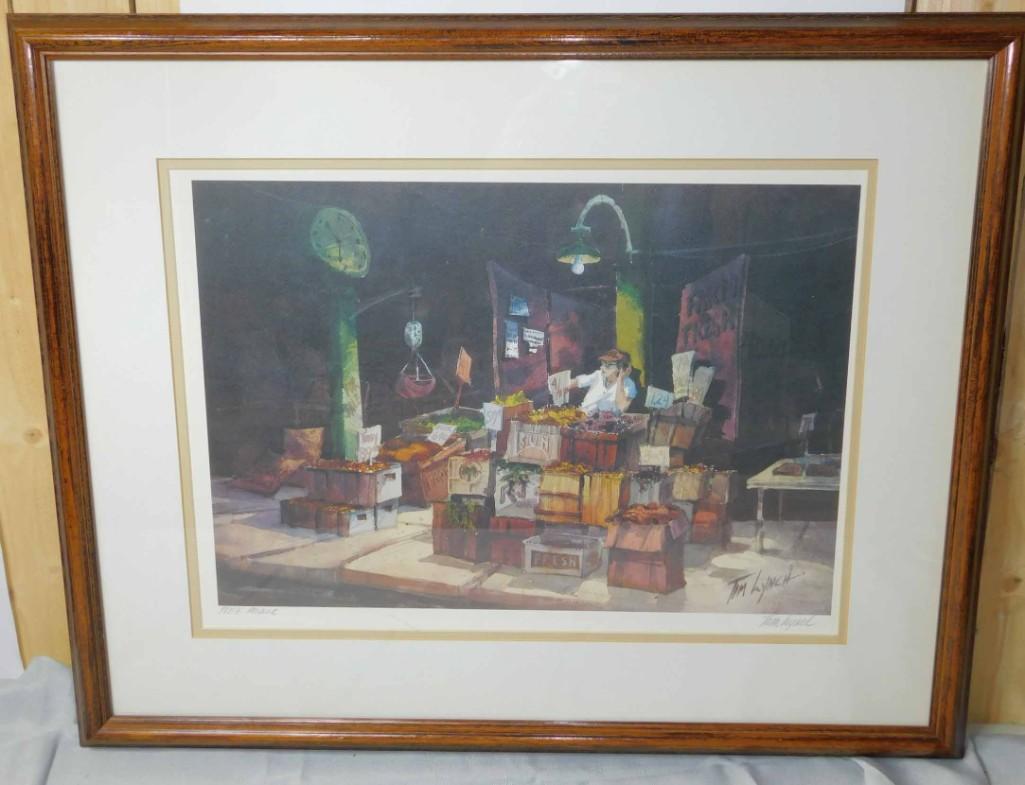 Tom Lynch Four Color Offset Lithography Print , " Fresh (1 of 7)