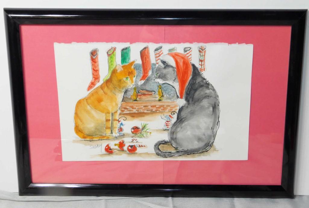 Attributed to Sue V Daley Original Book Illustration (1 of 4)