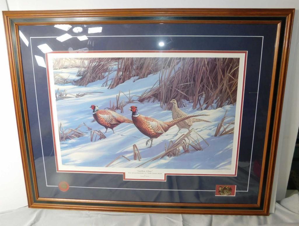 Ducks Unlimited 50th Pheasant Print Pencil Signed (1 of 6)