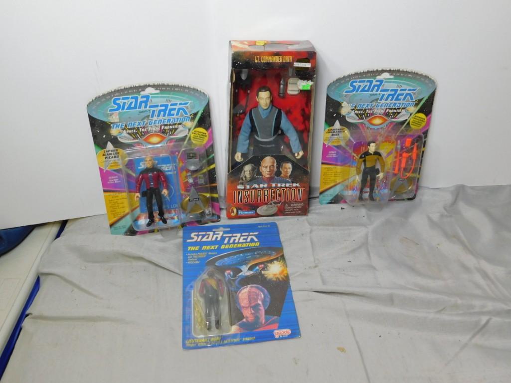4 Star Trek Figures New in Package (1 of 2)