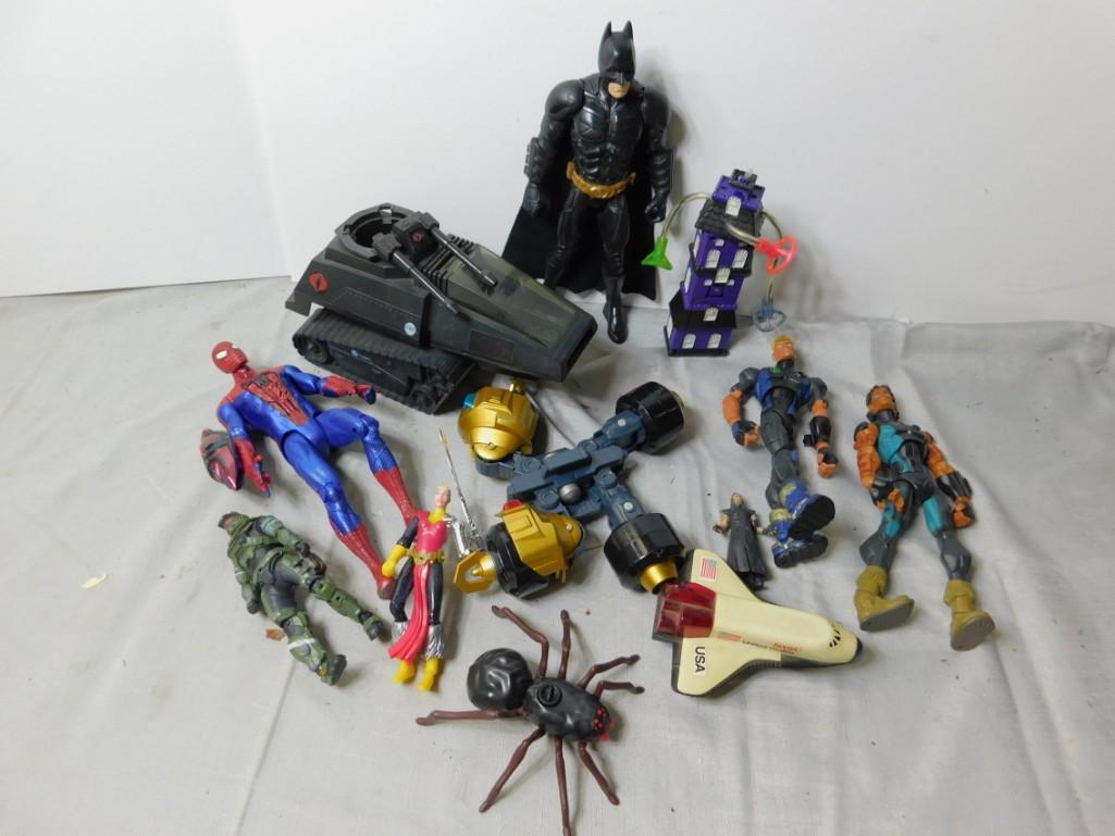 GI Joe , Batman , Spider Man , Halo Action Figures (1 of 2)
